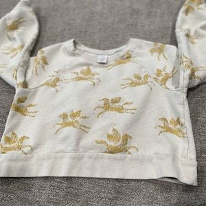 Metallic Wind Horse Sweatshirt